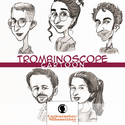 Trombinoscope Cartoon | Caricaturiste-Silhouettiste.com
